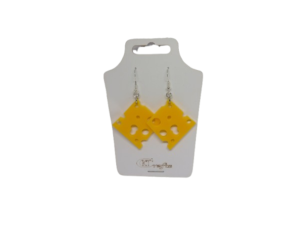 Swiss Cheese - Earring Pair